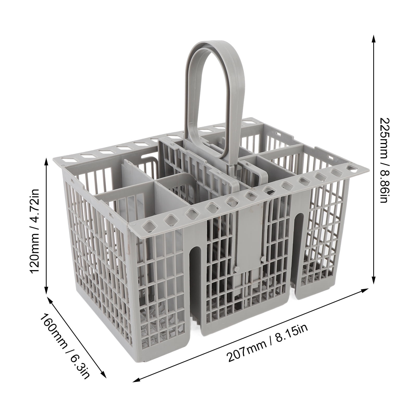 Dishwasher Utensil Basket, Replacement Cutlery Holder, Fits Most Dishwashers, Easy To Clean