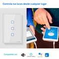 thumbnail image 4 of Apagador De Pared Touch On/off T2us3c Smart Wifi 3 Botones Sonoff SonOff T2US3C Interruptor Wifi, 4 of 5