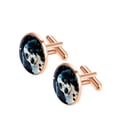 thumbnail image 2 of Spotted Dog Men's Stainless Steel Shirt Cufflinks for Formal Attire, 2 of 6