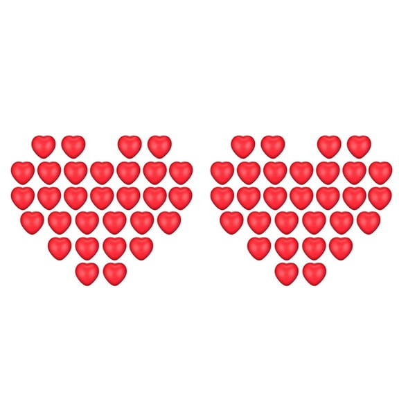 60Pcs Valentine'S Day Stress Balls,Stress Balls for School Carnival Reward,Valentine Party Bag Gift Fillers