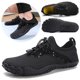 thumbnail image 1 of FLhrweasw Zapatos Zapatos Playa Descalzos Secado Rápido Antideslizante para Hombres Mujeres (42 Negro), 1 of 9