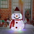thumbnail image 3 of MORESEC XUld Home Outdoor Christmas Decoration Santa Snowman LED Figures 40 Lights Foldable Metal Frame Easy Installation Garden Yard Decor House Warming Gifts Home, 3 of 3
