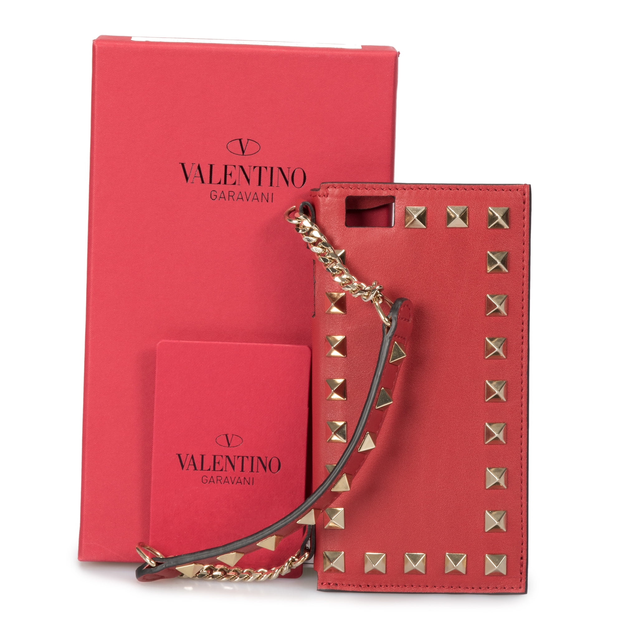 スマホケース・テックアクセサリーその他 VALENTINO PHONE CASE (6W2P0AI6QCE RDV) Valentino Rockstud iPhone6 Case in Red - Walmart.com