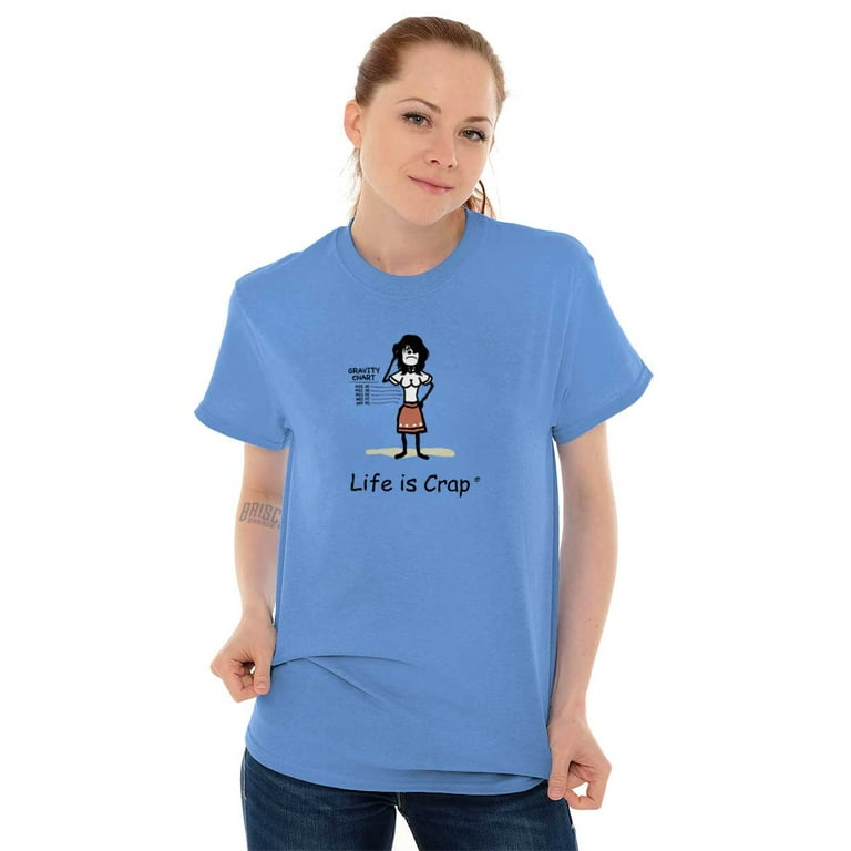 Saggy Boobs Funny Mom Humor Mors Day Women's Graphic T Shirt Tees Brisco  Brands 3X 