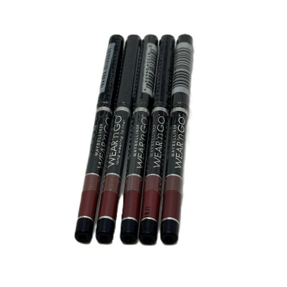 5 Pack Maybelline wear N go lip liner, Silvered Plum, 0.01 Oz