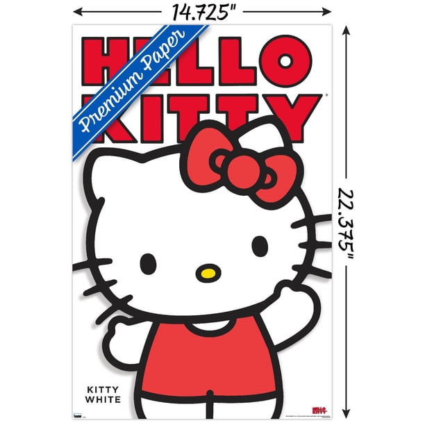 Hello Kitty - Kitty White Feature Series Wall Poster, 14.725