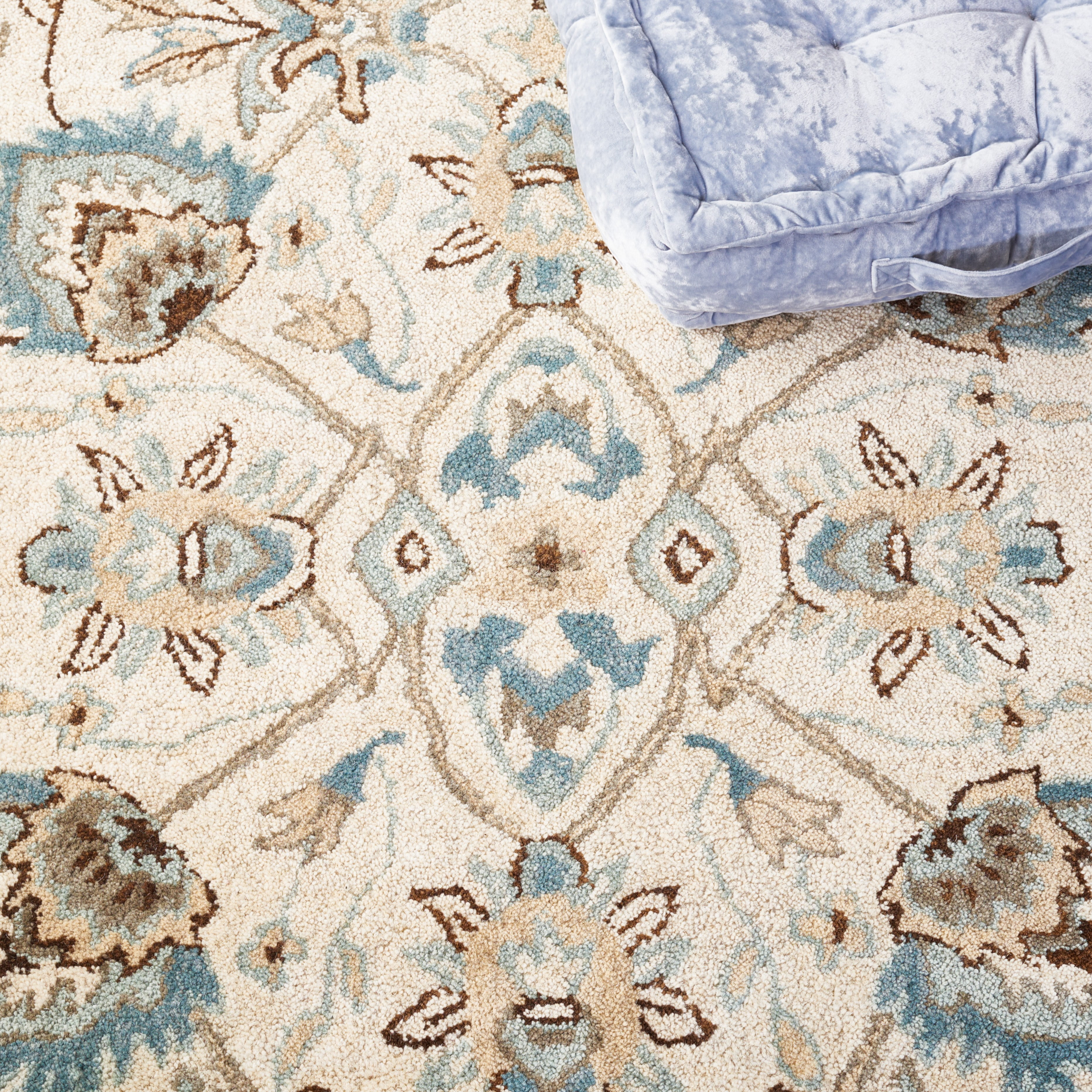 SAFAVIEH Antiquity Jaki Oriental Wool Area Rug, Peacock/Blue, 4' x 6'