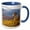 Blue/White, variant on 3drose, Dall Sheep Wildlife, Mt Margaret, Denali, Alaska - Us02 Ska3106 - Steve Kazlowski, 11oz Mug