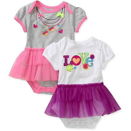 Garanimals Newborn Girls' 2 Pack Tutu Cr