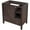 Brown with Cabinet & Drawer & Shelves, variant on 24 Inch Bathroom Vanity Base Only, Single Bathroom Vanity Base with Rattan Door Cabinet and One Drawer, Bathroom Vanity Cabinet Without Sink, Solid Wood Frame (Natural)
