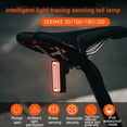 thumbnail image 3 of ABS Bicycle Rear Light Detachable IPX6 Waterproof Auto Brake Sensing Bike Cycle Tail Lights City Riding Warning Tools Equipment SEEMEE 200, 3 of 8