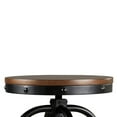thumbnail image 2 of Zane 30 Inch Adjustable Swivel Barstool Set of 2 Matte Black Metal Base, 2 of 5