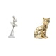 thumbnail image 1 of Figura de escritorio,Estatua de bailarina de ballet,adorno de escritorio,decoración del hogar,Estatua de bailarina moderna,regalo de cumpleaños para la oficina.,Figura de escritorio,Estante, 1 of 8