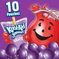 thumbnail image 3 of Pack of 2 - Kool Aid Jammers Grape Kids Drink 0% Juice Box Pouches 10 ct, 3 of 5