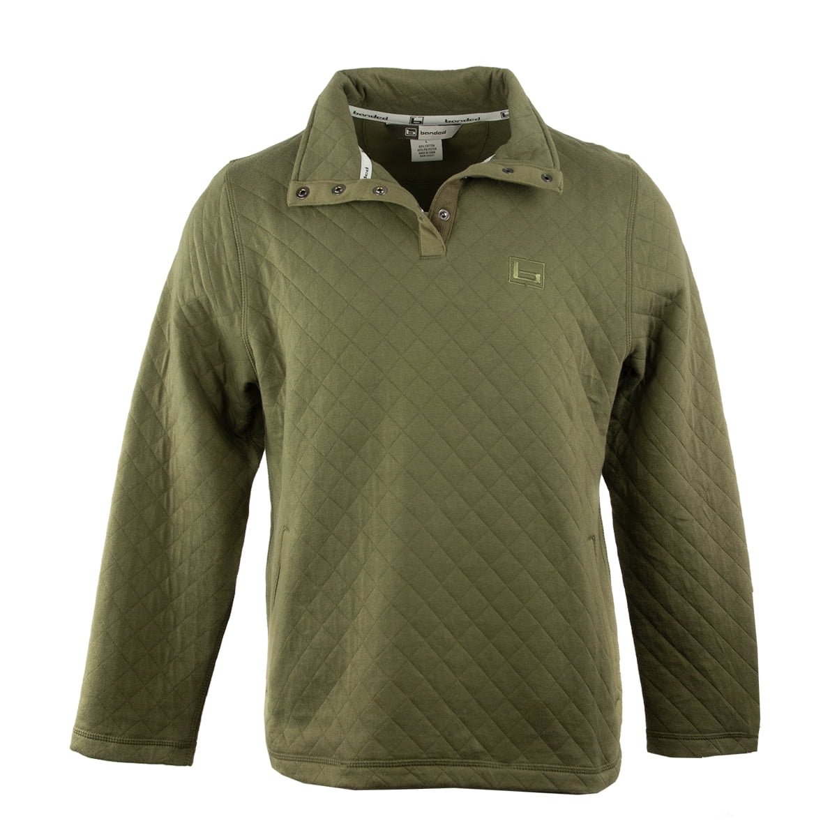 banded windproof pullover