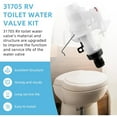 thumbnail image 3 of RV Toilet Valve, Compatible with Thetford RV Toilet Part 31705 for All Aqua Magic V High and Low Models, 3 of 7