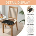 thumbnail image 2 of Boho Abstract Art Seat Covers for Dining Room Chairs Set Of 4,Stretch Printed Washable Chair Seat Cover with Elastic Ties and Button,Removable Waterproof Couch Cushion Covers, 2 of 6