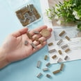 thumbnail image 3 of 60 Pcs 6 Styles 2 Colors Multi Hole Metal Bar Spacers Links Tibetan Style Rectangle Spacer Bar Link Connectors Multi Strand Separator for Jewelry Making, 3 of 6