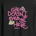 thumbnail image 3 of Mean Girls - She Doesn't Even Go Here - Men's Long Sleeve T-Shirt, 3 of 5