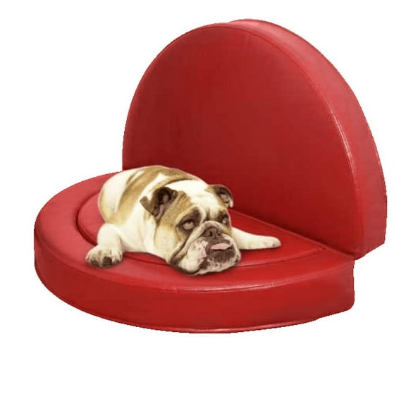 Luxury 4-in-1 Dog Sofa Bed – Deluxe Leather Dog Couch for Small, Medium & Large Dogs