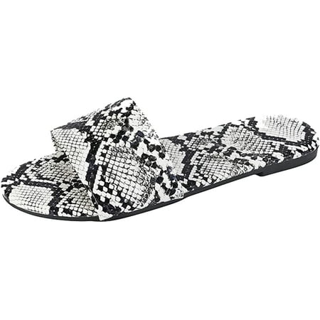

CoCopeaunts Womens Square Closed Toe Flat Mules Shoes Slip on Backless Flats Shoes Bow Knot Walking Slipper with Pearl Decor Mules