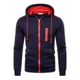 thumbnail image 4 of Sudadera Chamarra Con Capucha Moda Casual Afelpada Mjack M, 4 of 7