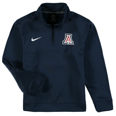 - Arizona Wildcats Nike Youth Therma Quarter-Zip Performance Jacket - Navy