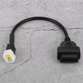 thumbnail image 3 of Cable Adaptador OBD2 De 6 Pines, Adaptador De Cable OBD Duradero Con Material ABS Para Parte De Motocicletas Sinnis Y Lexmoto Para Detección De Fallas, 3 of 7