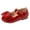 Wine, variant on newwalpole Girls Dress Shoes Toddler Mary Jane Shoes Flats with Bow for Toddler/Little/Big Kids White for Size 11