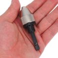 thumbnail image 2 of Adaptador de mandril de taladro de 3 mordazas sin llave de cobre de 0,3-6,5 mm, convertidor de taladro de vástago hexagonal de cambio rápido, mini mandril para carpintería, 2 of 8