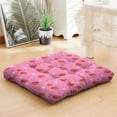thumbnail image 4 of I Love Strawberries Pillow&nbsp;– 22x22 Inch Large Floor Cushion, Dutch Velvet, Red Berry Pattern for Meditation, Yoga & Kids Room, 4 of 7