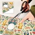 thumbnail image 6 of Yayeee Faucet Mat for Kitchen Sink 14.7" Diatomite Long Splash Guard Pad, Floral Animals, 6 of 7