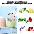 thumbnail image 3 of Ice Roller for Face, Food-Grade Reusable Silicone Facial Ice Tray Mold for Depuffing and Pore Minimizing, Handheld Massager Tool for Eye Puffiness, Diy Skin Care, 6.89"X2.64"X1.97", 3 of 6