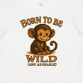 thumbnail image 4 of Inktastic Born to Be Wild Adorable Monkey Boys or Girls Baby T-Shirt, 4 of 5