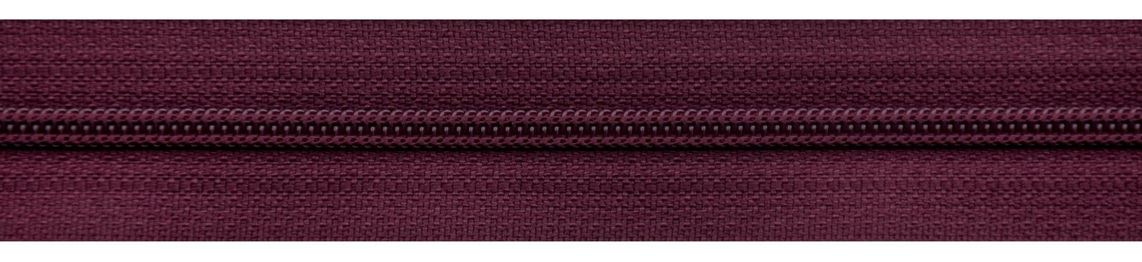 YKK® #3 Lightweight Closed-End Zipper, 7 Inch Length, Burgundy 021 (100 Pack)