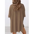 thumbnail image 2 of PRETTYGARDEN Women's Two Piece Lounge Set Summer Casual Oversized Shirts Biker Shorts Matching Airport Travel Outfit, 2 of 7