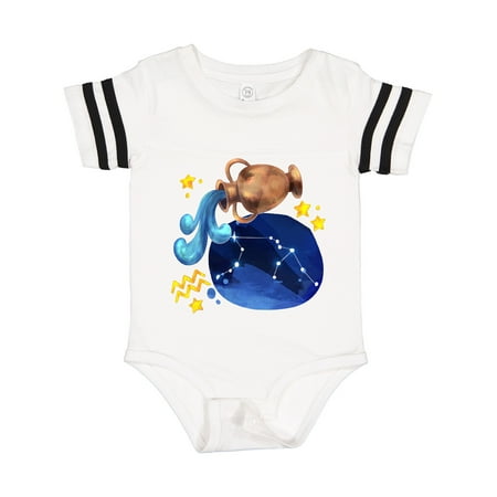

Inktastic Aquarius Constellation Zodiac Sign Illustration Gift Baby Boy or Baby Girl Bodysuit