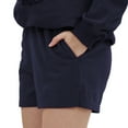 thumbnail image 3 of Amazhiyu Women's High Waist Elastic Sweatshorts Comfy Lounge Bottom with Pockets, 3 of 8