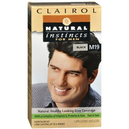 NATURAL INSTINCTS pour les hommes Haircolor M19 Noir 1 Chaque (Pack de 6)