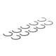 thumbnail image 3 of TKSE 10PCS Anillos De Clip De Retención, Clips En C De Fijación De Rodillo De Goma Anillos De Retención De Acero con Alto Contenido De Carbono para Máquina De Corte, 3 of 8
