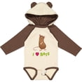 thumbnail image 3 of Inktastic I Love Rats Boys or Girls Long Sleeve Baby Bodysuit, 3 of 5