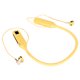 thumbnail image 5 of Auriculares Bluetooth con banda para el cuello, pantalla LED de alimentación, reproducción de tarjeta de memoria, auriculares magnéticos con retroiluminación RGB, 5 of 8