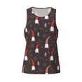 thumbnail image 4 of Gaeub Cute Christmas Gnomes Men's Athletic Tank Top, Workout Sleeveless Shirts, Running Tank Tops for Gym, Running, Training - X-Large, 4 of 9
