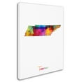 thumbnail image 2 of "Tennessee Map" Canvas Art by Michael Tompsett, 2 of 3