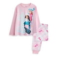 thumbnail image 1 of Barbie Girls Pink Long Sleeve Long Leg Pyjama Set, 1 of 6