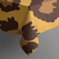 thumbnail image 4 of Yellow and Black Of Leopard Print Rectangle Tablecloth 60"x120",Waterproof Polyester Rectangle Table Cloth, Wipeable Spillproof Polyester Tablecloth for Dining, Camping, Indoor and Outdoor, 4 of 6