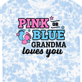 thumbnail image 4 of Inktastic Pink or Blue Grandma Loves You T-Shirt, 4 of 5