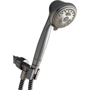 Waterpik Shower Head Handheld 3.5 " Brushed Nickel, Nickel 2.5 Gpm