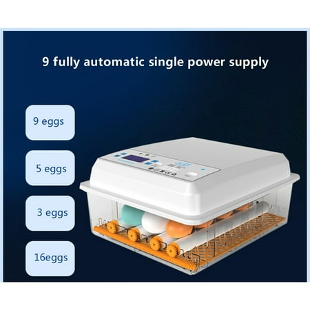 Automatic intelligent poultry and egg incubator with cold source lamp