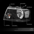 thumbnail image 2 of Faros delanteros DNA MOTORING HL-OH-F1504-BK-CL1 para F-150/Mark LT, 2 of 7